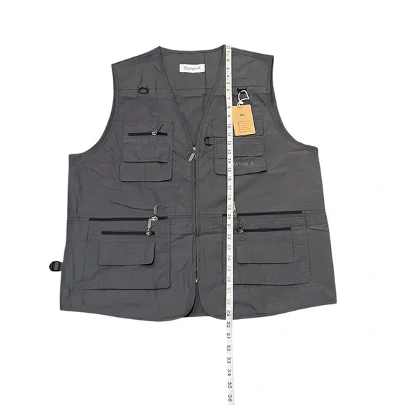 OlympinA Fishing Hunting Tactical Photography Utility Vest Size: XL - Picture 3 of 6